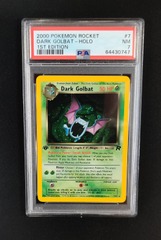 PSA 7 NM Dark Golbat 7/82 1st Edition Team Rocket Pokemon Graded Card